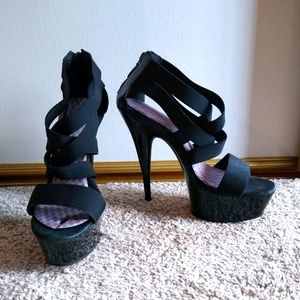 Pole dance heels size 9